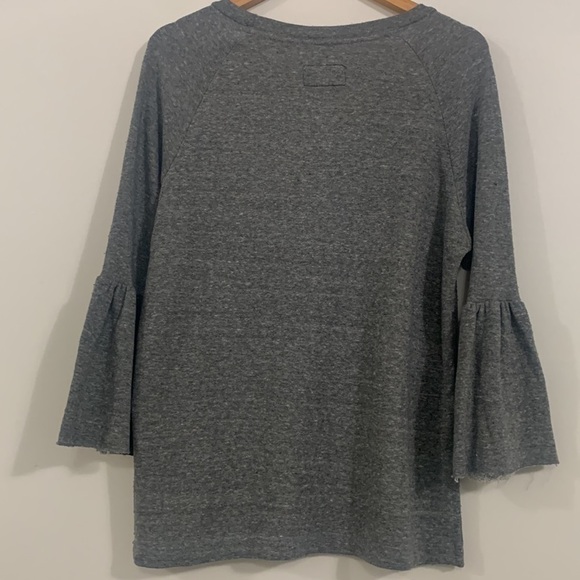 Current Elliot S Ruffle Sleeve Sweatshirt - Picture 8 of 13